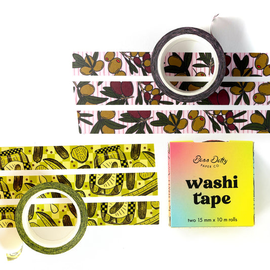 Pickles & Olives Washi Tape Boxed Set