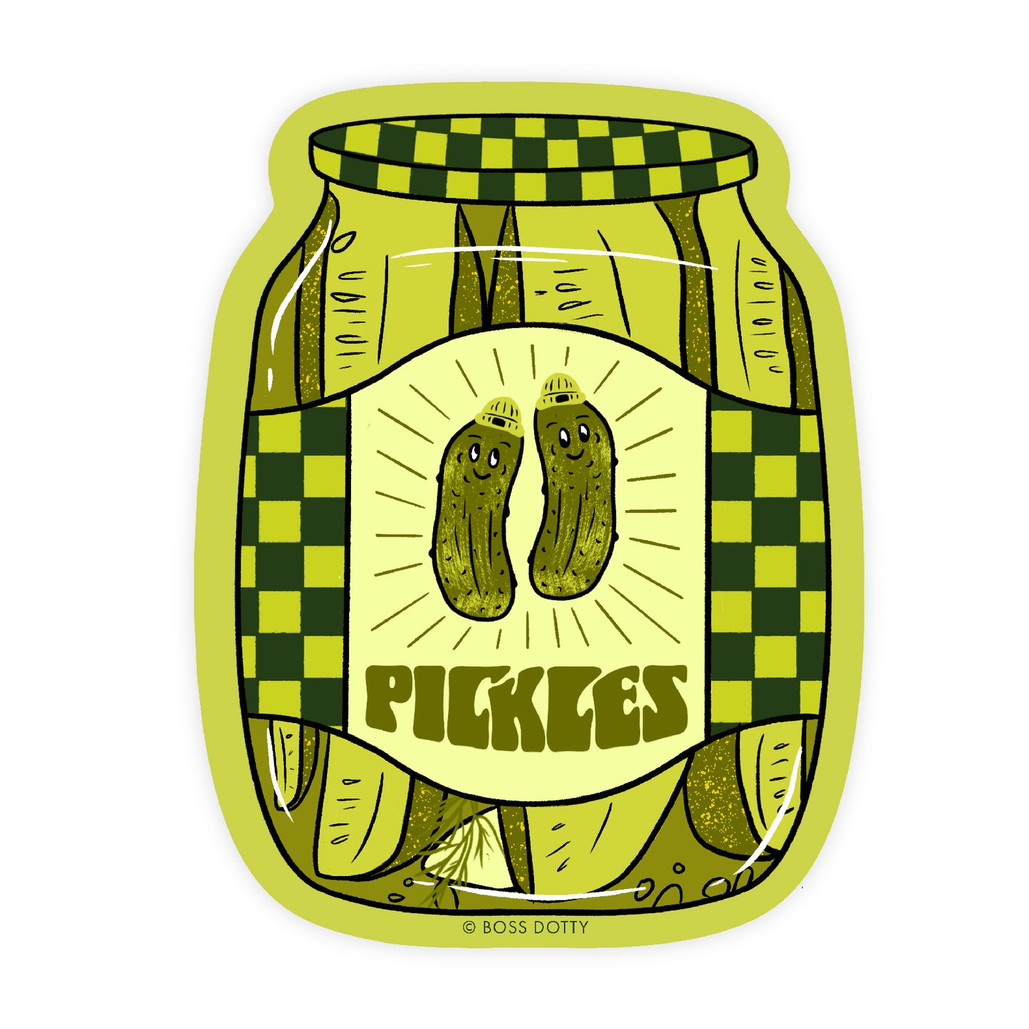 Pickle Jar Sticker