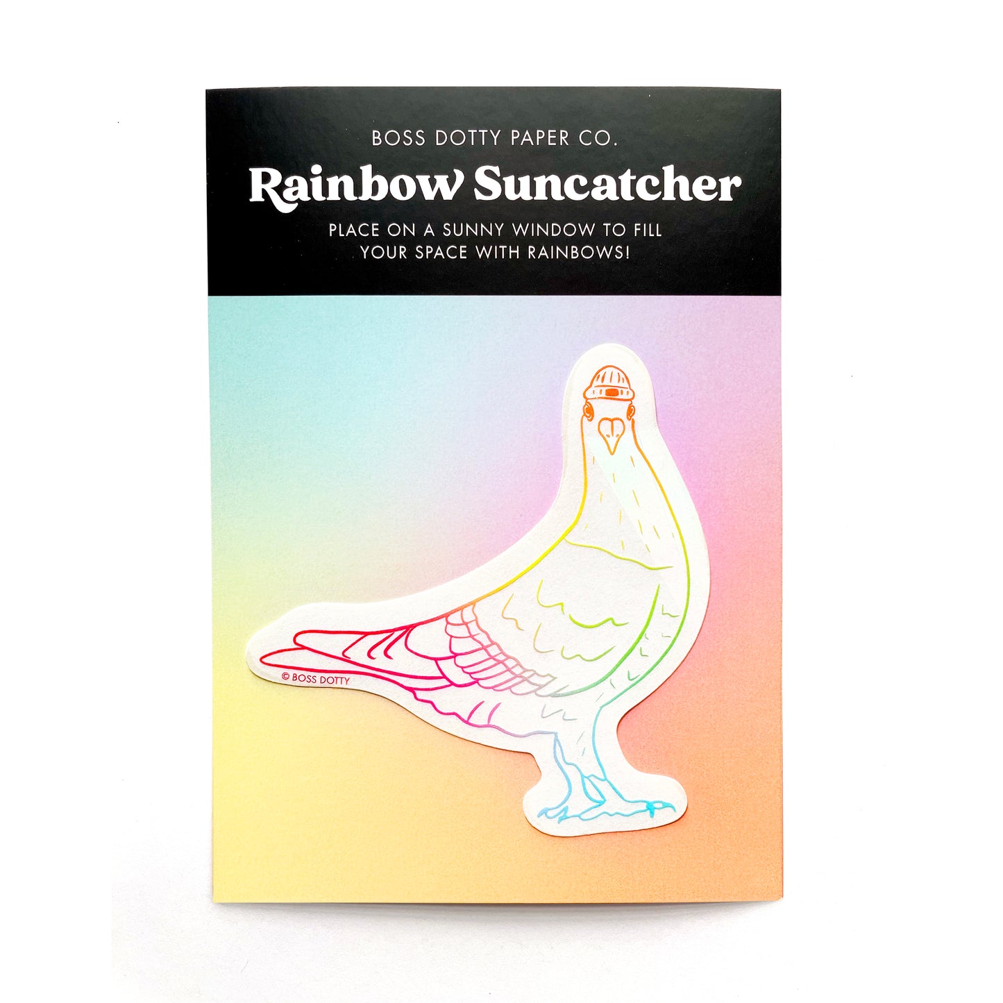 Pigeon Rainbow Suncatcher