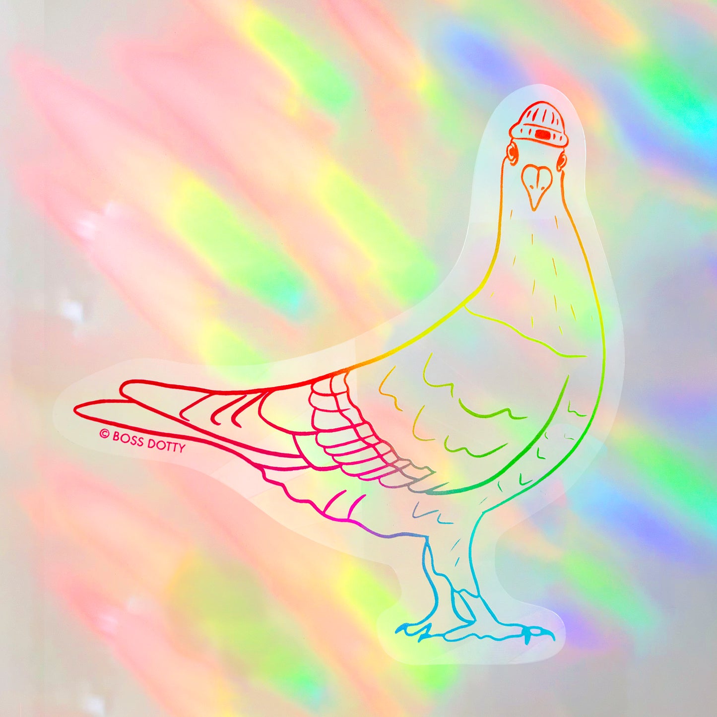 Pigeon Rainbow Suncatcher