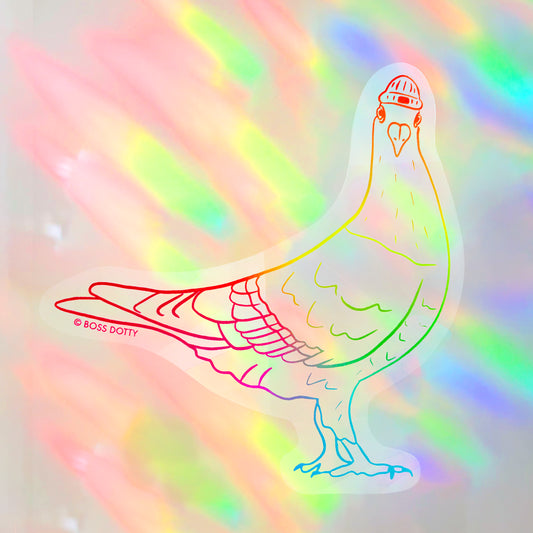 Pigeon Rainbow Suncatcher