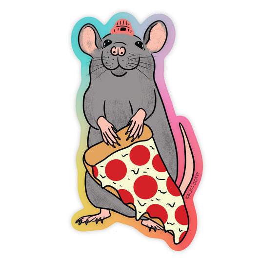 Pizza Rat Sticker