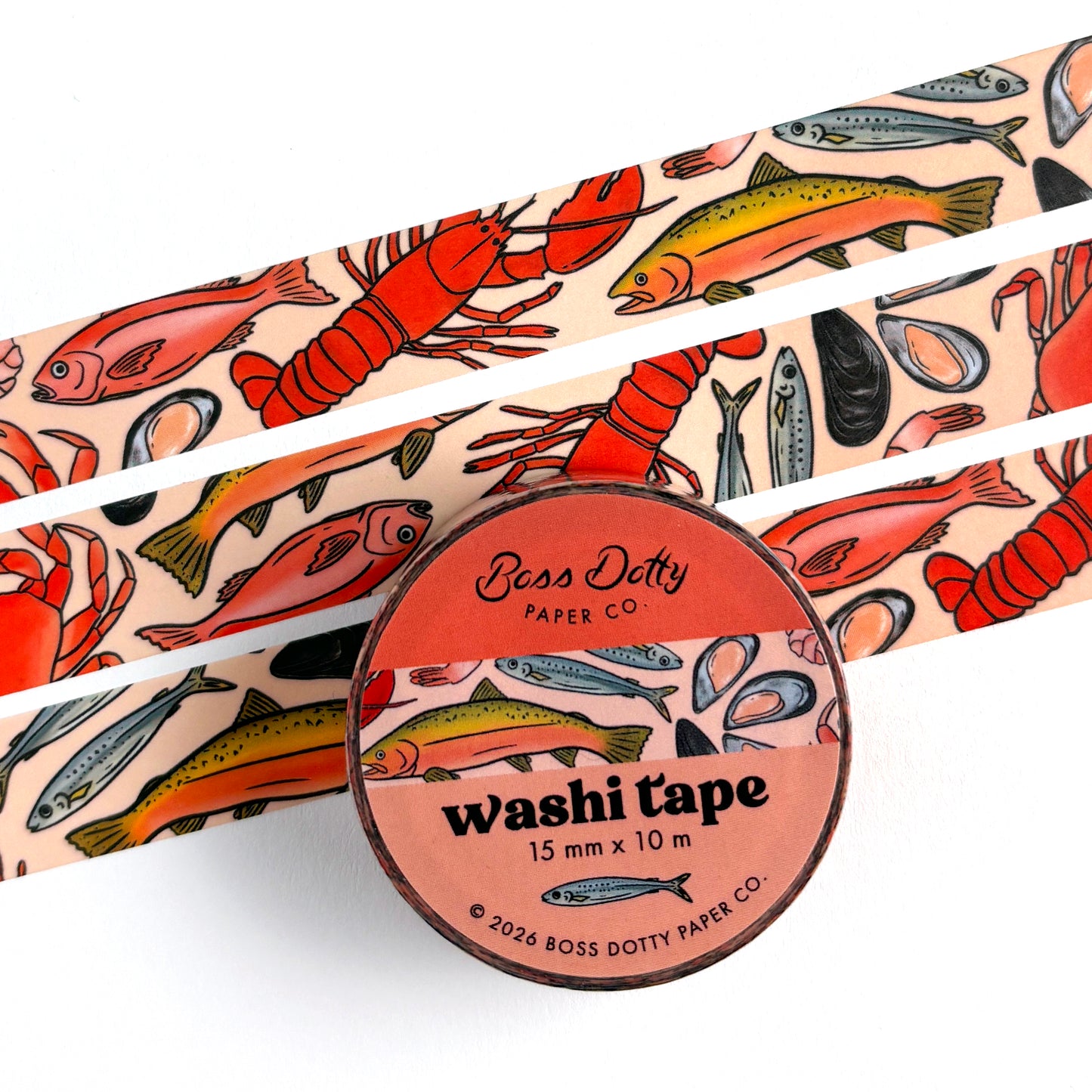 Seafood Washi Tape