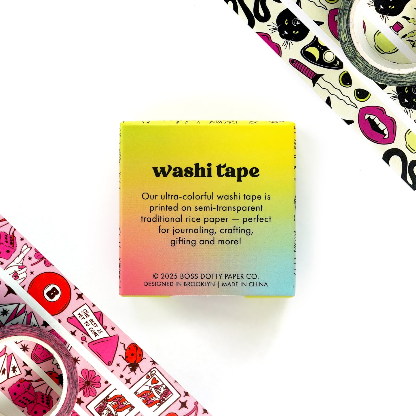 Good Luck Charms & Spooky Icons Washi Tape Boxed Set