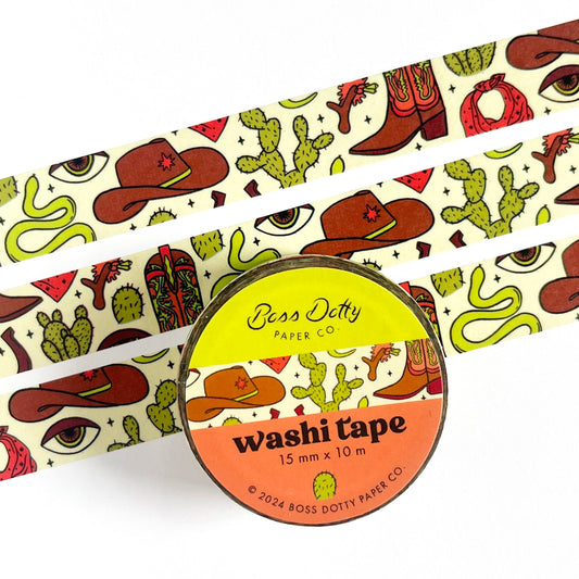 Wild West Washi Tape