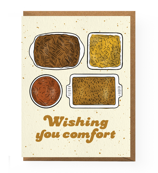 Comfort Casserole Sympathy Card