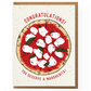 Margherita Pizza Congratulations Card