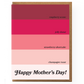 Paint Chip Mother's Day Card