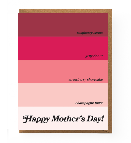 Paint Chip Mother's Day Card