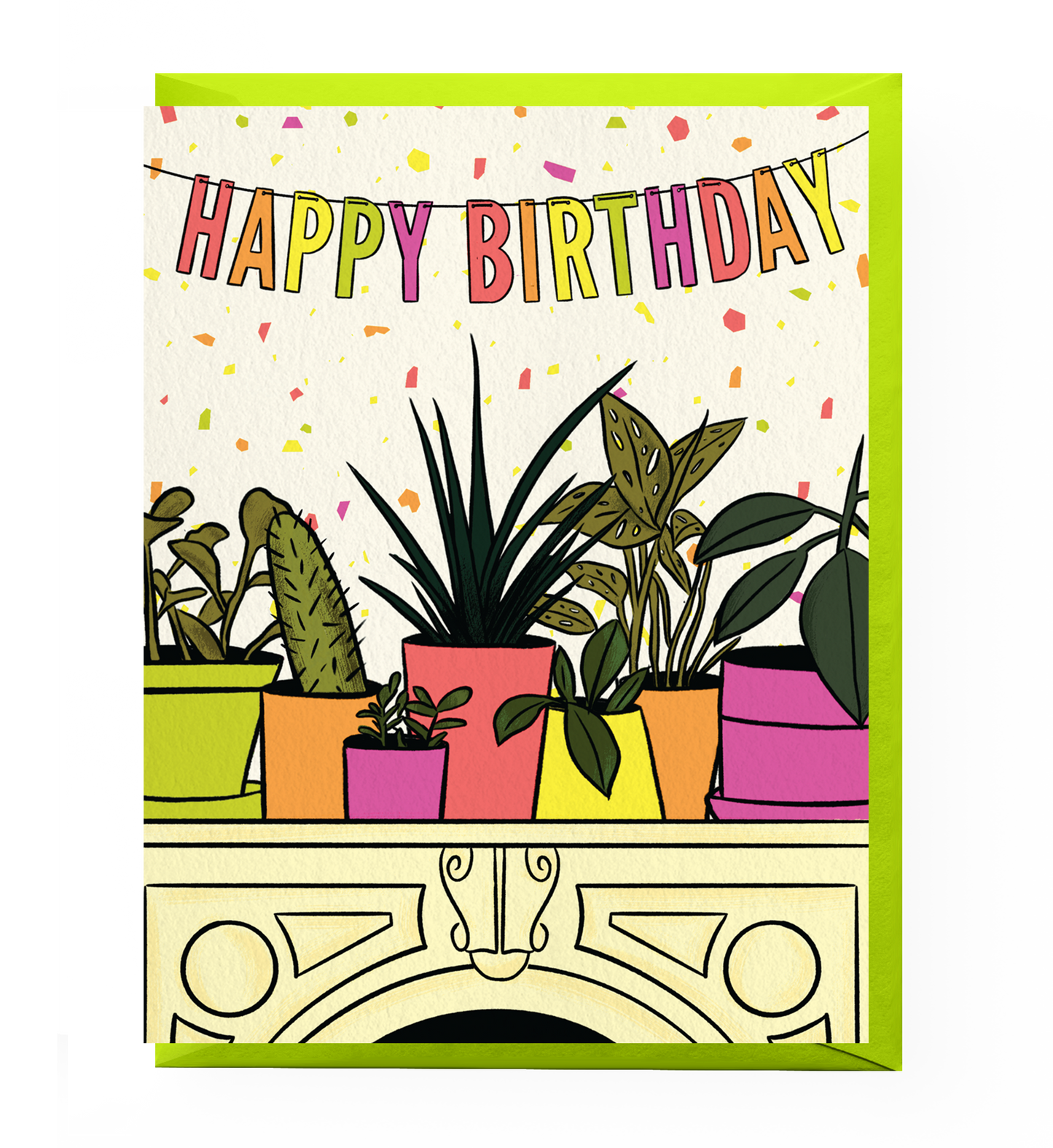 House Plant Birthday Card