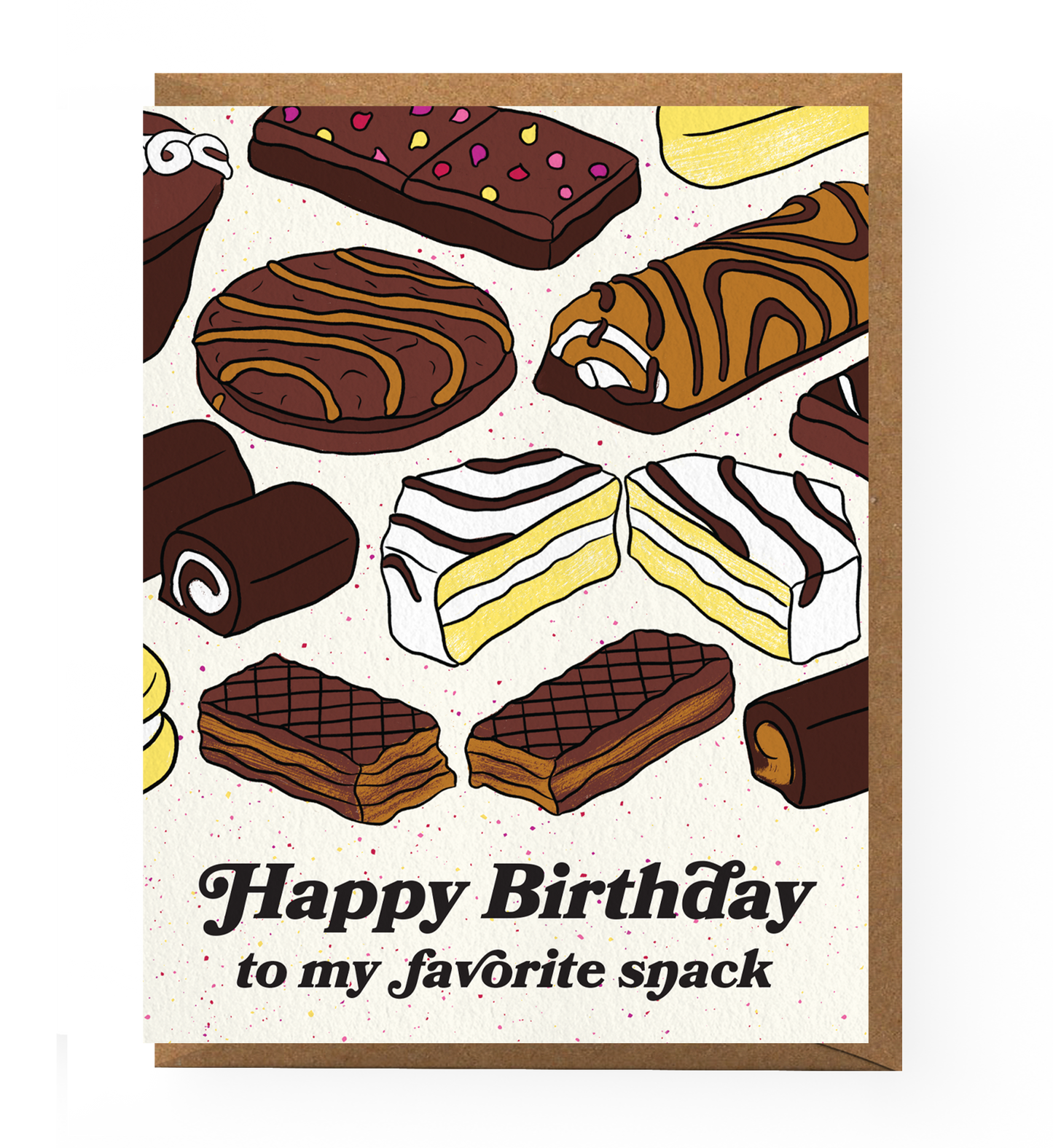 Snack Cake Birthday Card