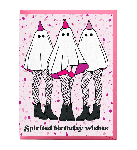 Ghost Birthday Card