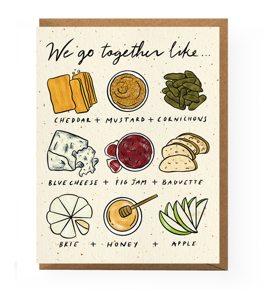 Cheese Pairing Love Card