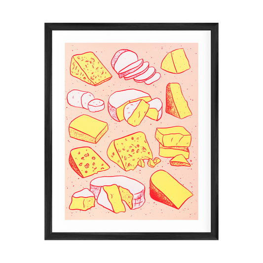 Cheese Silkscreened Art Print