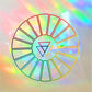 Color Wheel Rainbow Suncatcher Sticker