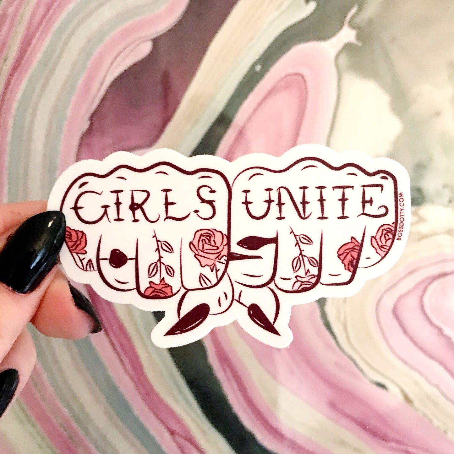 Girls Unite Sticker