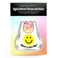 Rainbow Suncatcher Sticker on backing card