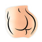 Rose Gold Butt Metallic Sticker