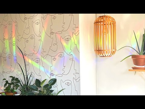 Rainbow Suncatcher Sticker demonstration video
